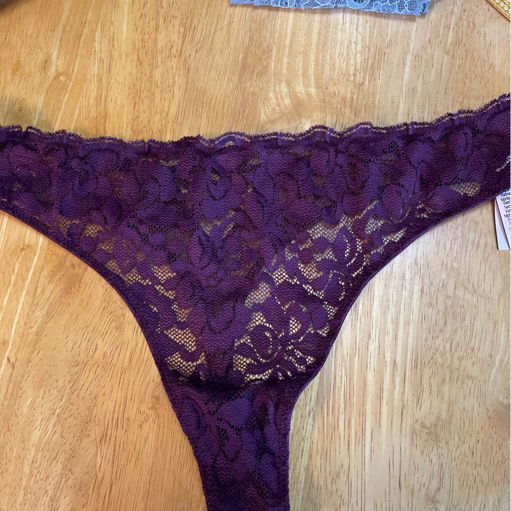 Victoria Secret Maroon g string new with tags